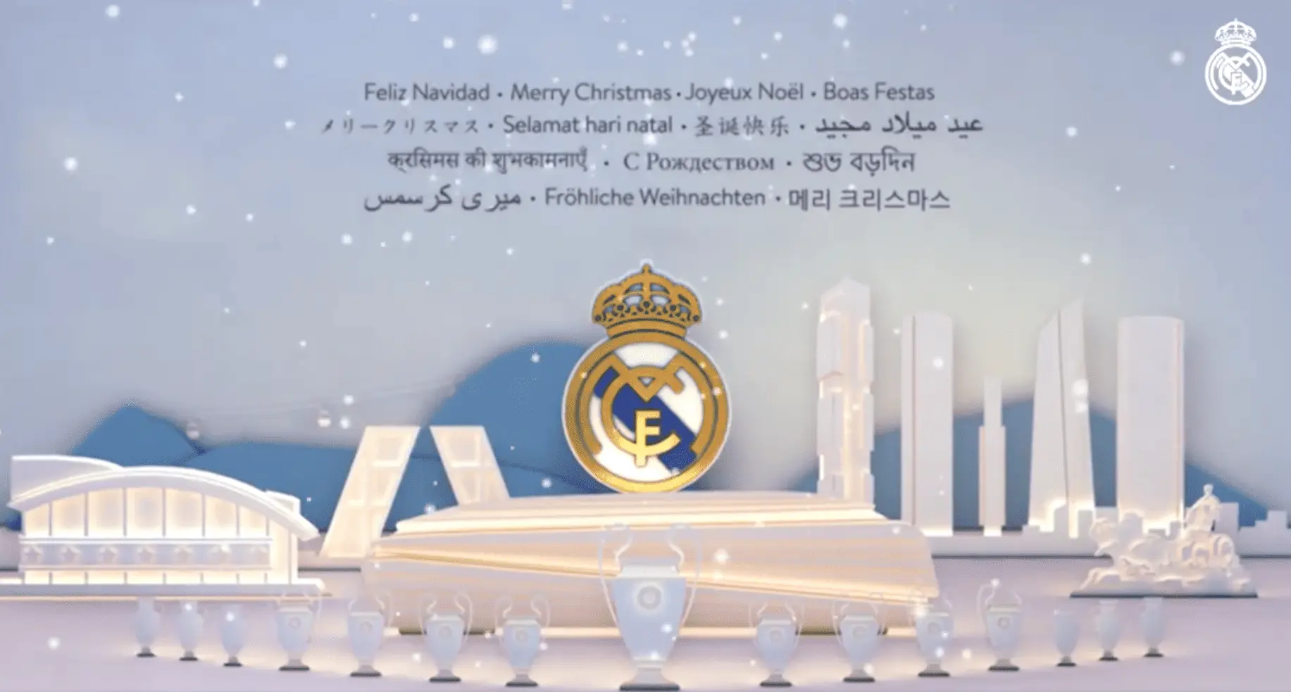 Ucapan Natal Real Madrid yang Penuh Bintang, Keluarga Besar Turun Gunung