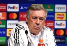 Ancelotti Berharap Cedera Mbappe Tidak Serius Saat Tampil Gemilang di UCL Lawan Atalanta