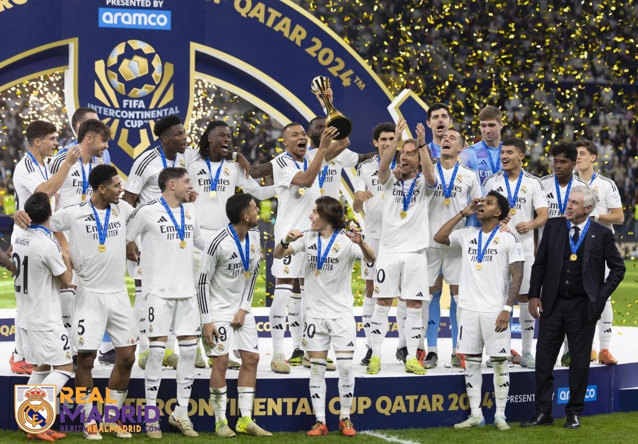 Juara! Real Madrid Kalahkan Pachuca 3-0 di Final Piala Interkontinental 2024