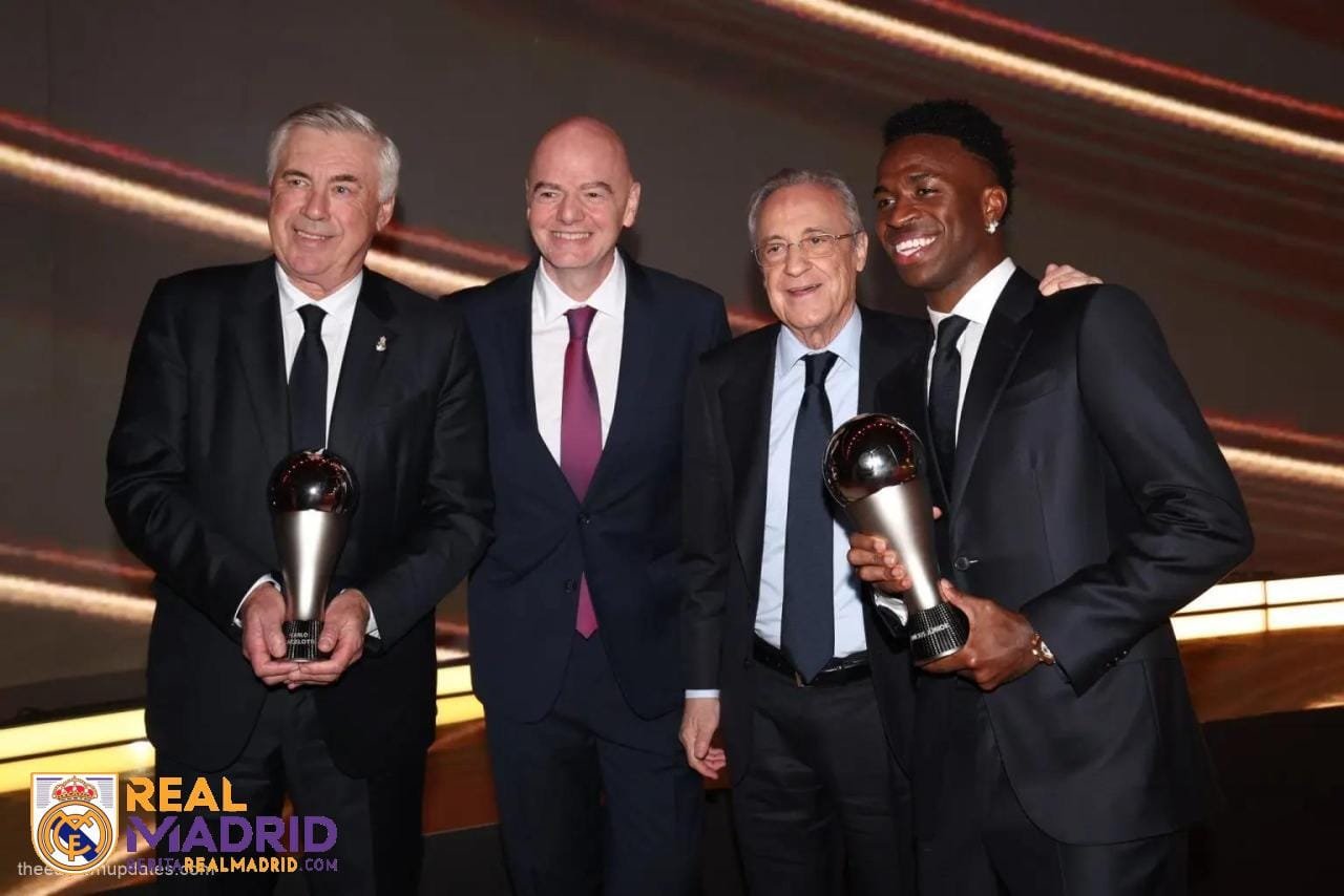 Real Madrid Raih Dua Penghargaan Besar di FIFA Award 2024