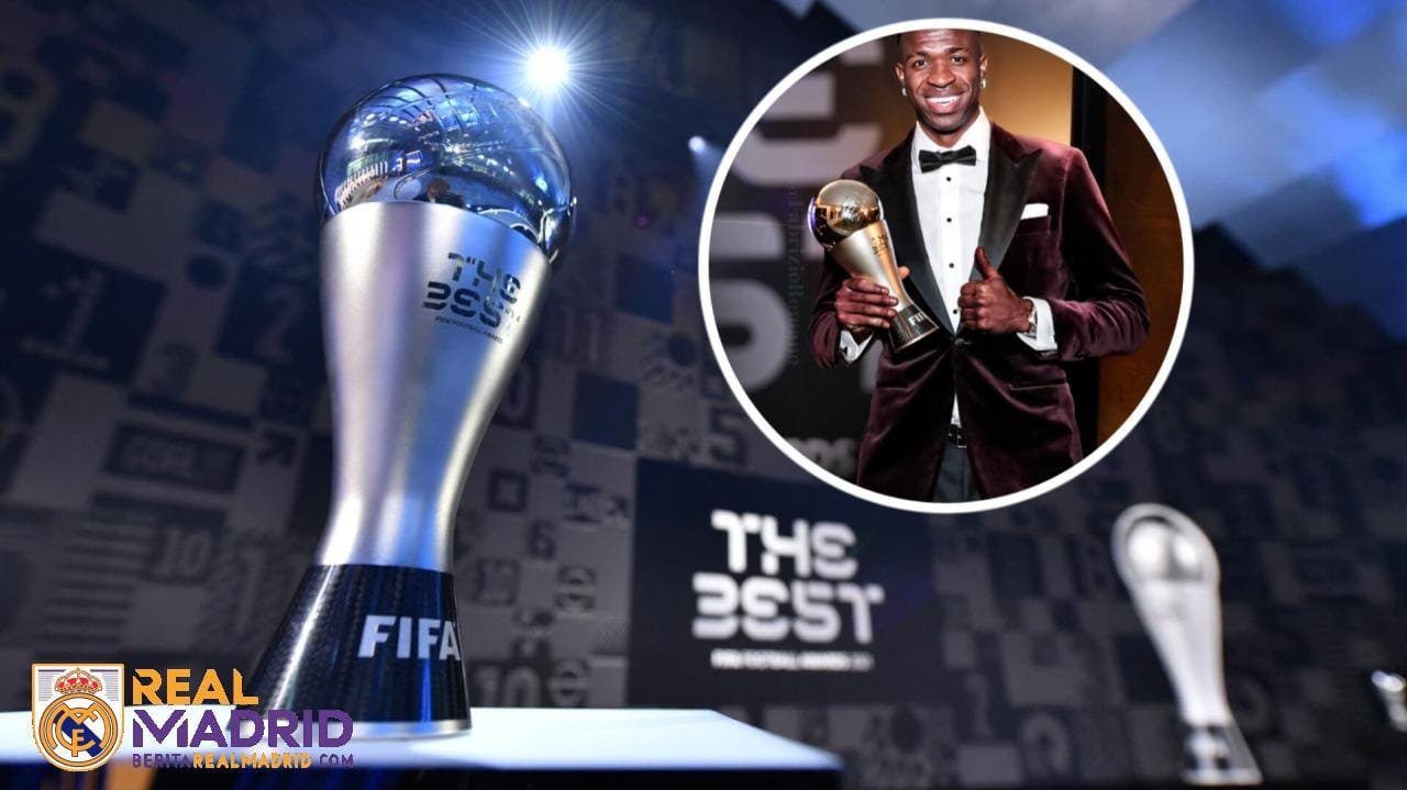 Vinicius Junior Unggul Fantastis Raih Pemain Terbaik FIFA 2024