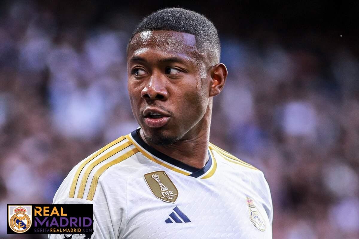 David Alaba Kembali Perkuat Real Madrid Setelah Absen Panjang Cedera Lutut
