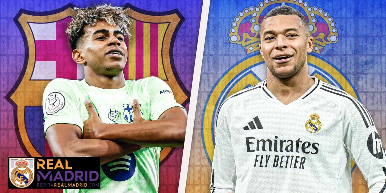 Prediksi Skor Real Madrid vs Barcelona, Adu Strategi Sengit Mbappe dan Raphinha