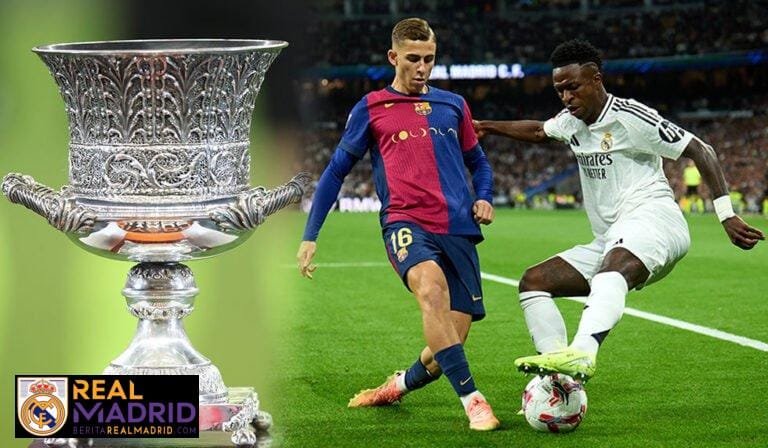Real Madrid dan Barcelona Siap Panaskan Final Piala Super Spanyol