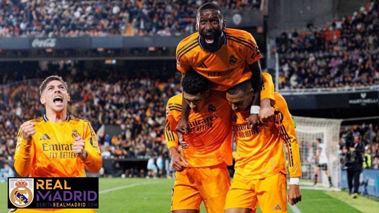 Vinicius Kartu Merah, Madrid Comeback Menang 2-1 Lawan Valencia